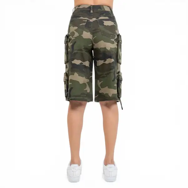 Women's Multi Pocket Cargo Shorts