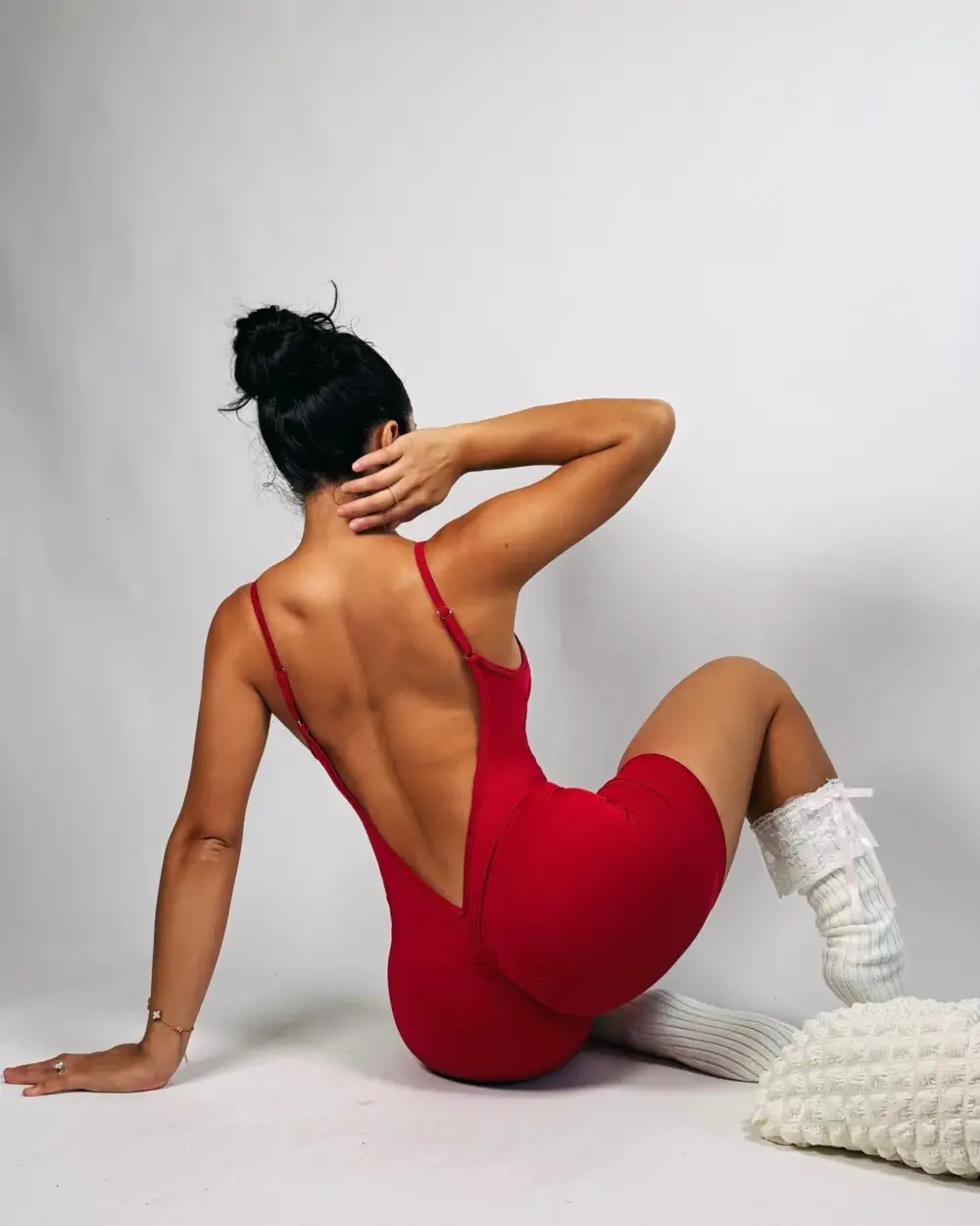 Minimal Active Backless Jumpsuit