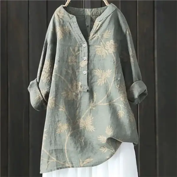 Soft Structure Floral Blouse
