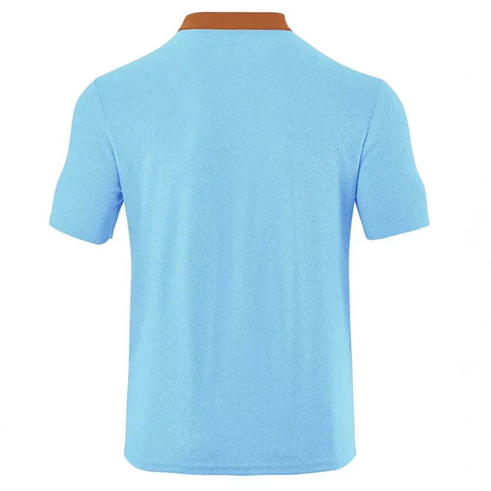 Jacquard Short Sleeve Polo Shirt