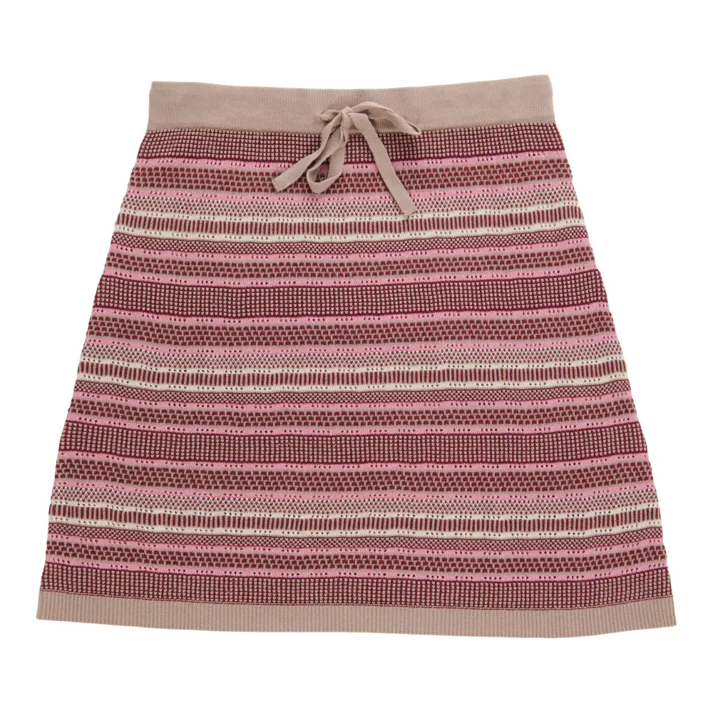 Crochet Drawstring Midi Skirt