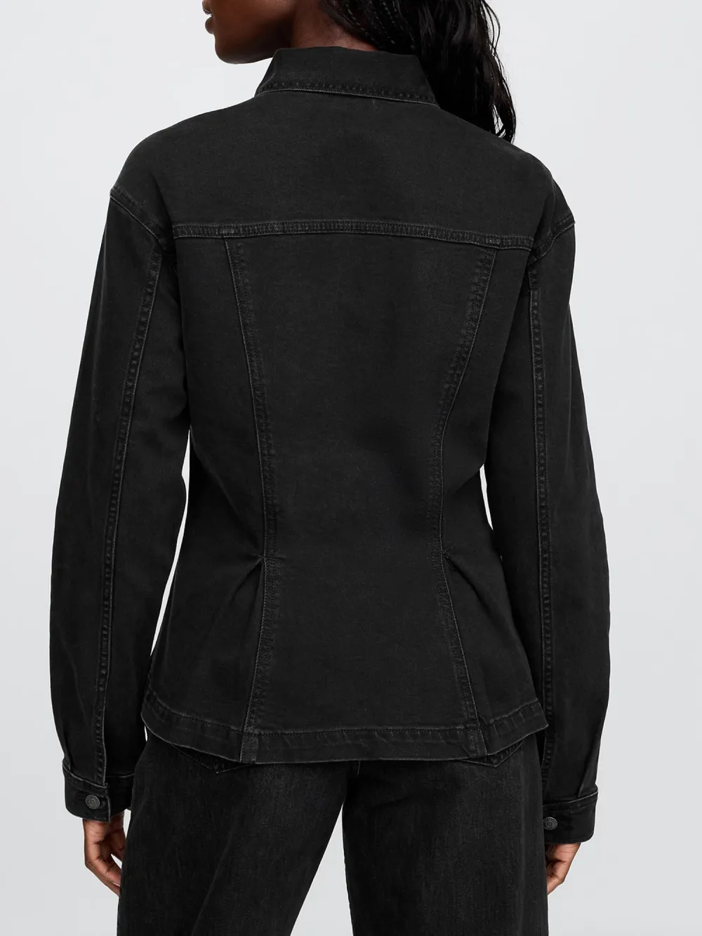 Pleated Button Jacket
