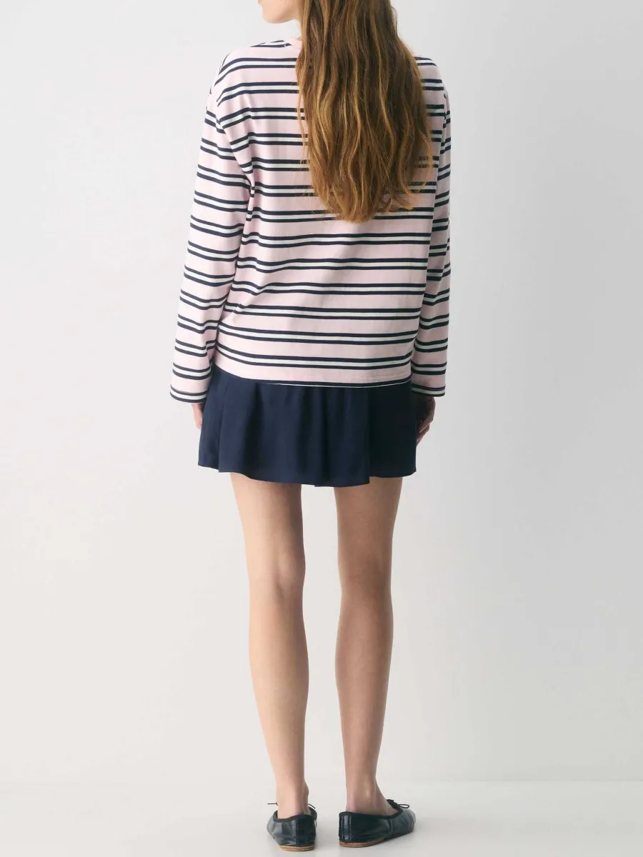 Casual Elastic Waist Skirt