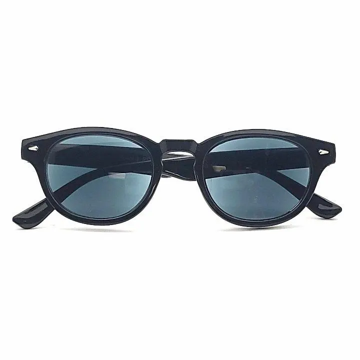 Classic Round Full-Lens Smoke-Lens Reading Sunglasses