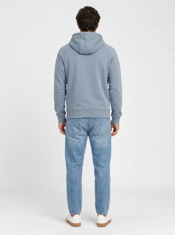 Men's Bird-Embroidered Raglan Full-Zip Hoodie & Jeans Set