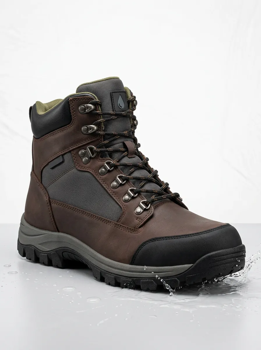 Men's Rugged Waterproof Hiking Inspired Outdoor Work Boots