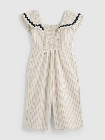 1.5-9yrs | Stripe Ric Rac Jumpsuit