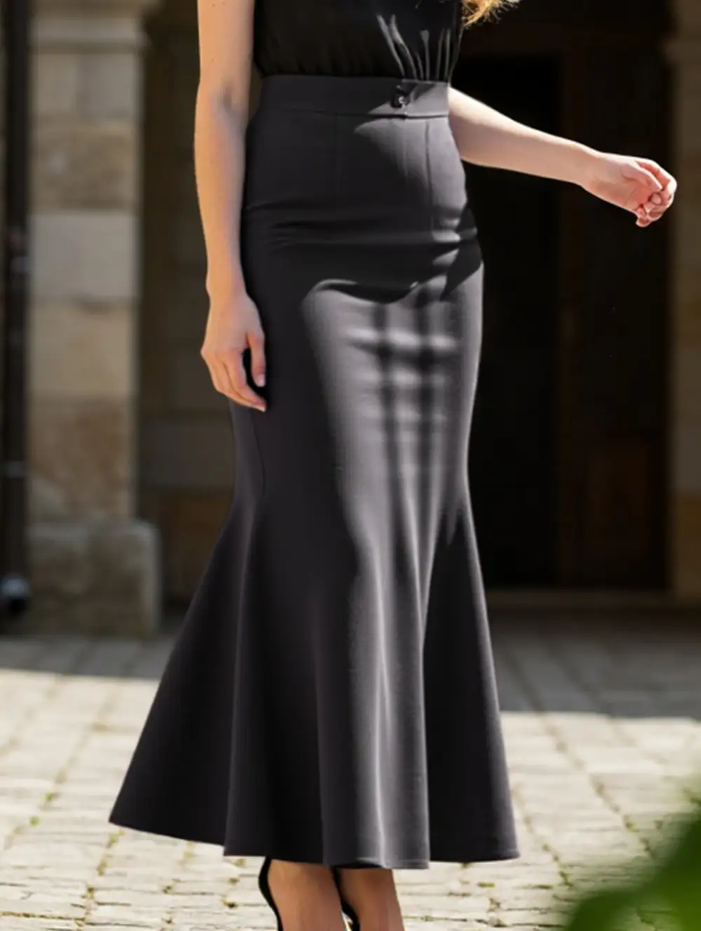 Fishtail Midi Skirt