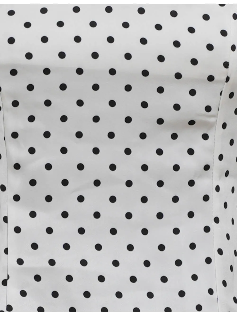 Polka Dot Lace Panel Square Neck Bodycon Cami Top