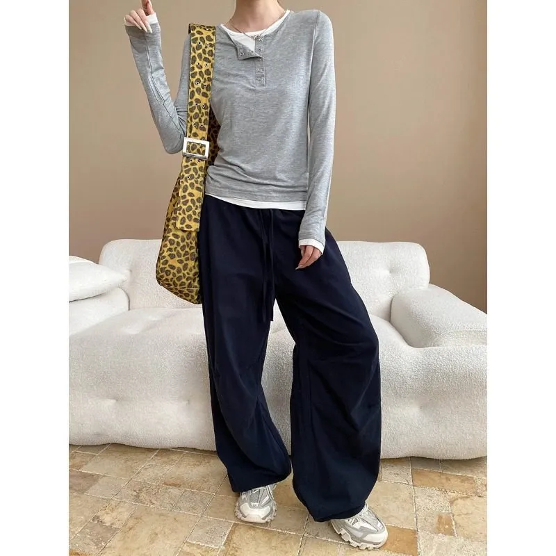Color Block Two Tone Long Sleeve T-Shirt