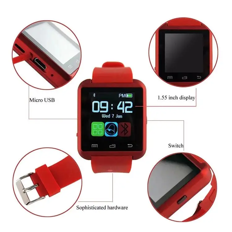 Portable Smartwatch 3.0, U8 Wearable Phone Watch