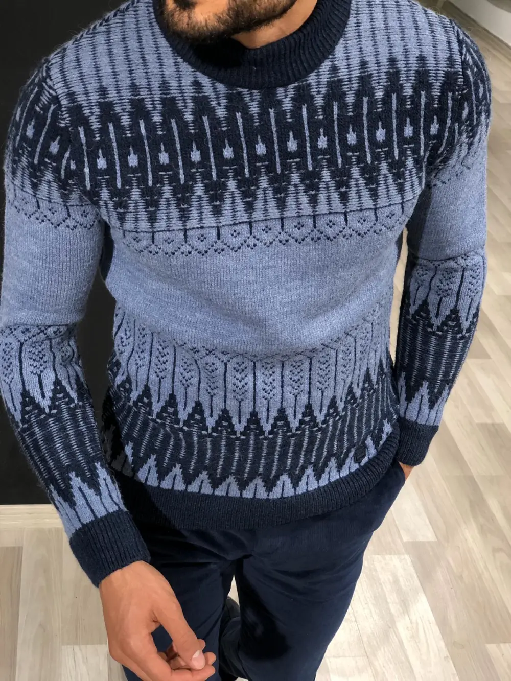 Classic Half Turtleneck Slim Fit Knit Turtleneck Sweater