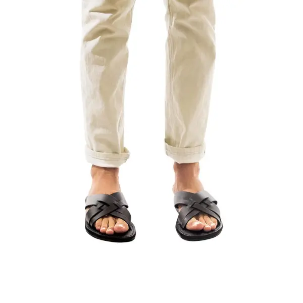 Everyday Leather Woven Strap Sandals