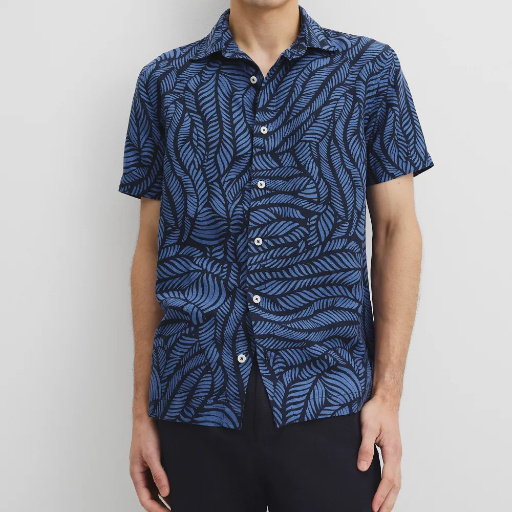 Men's Polished Short Sleeve Linen