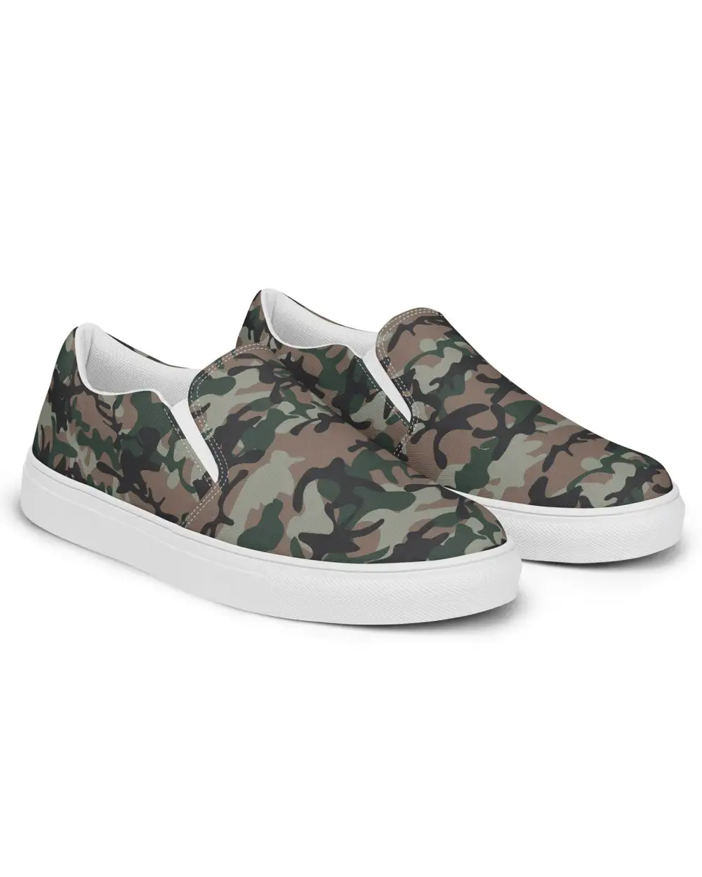 Camo Pattern Slip On Shoes