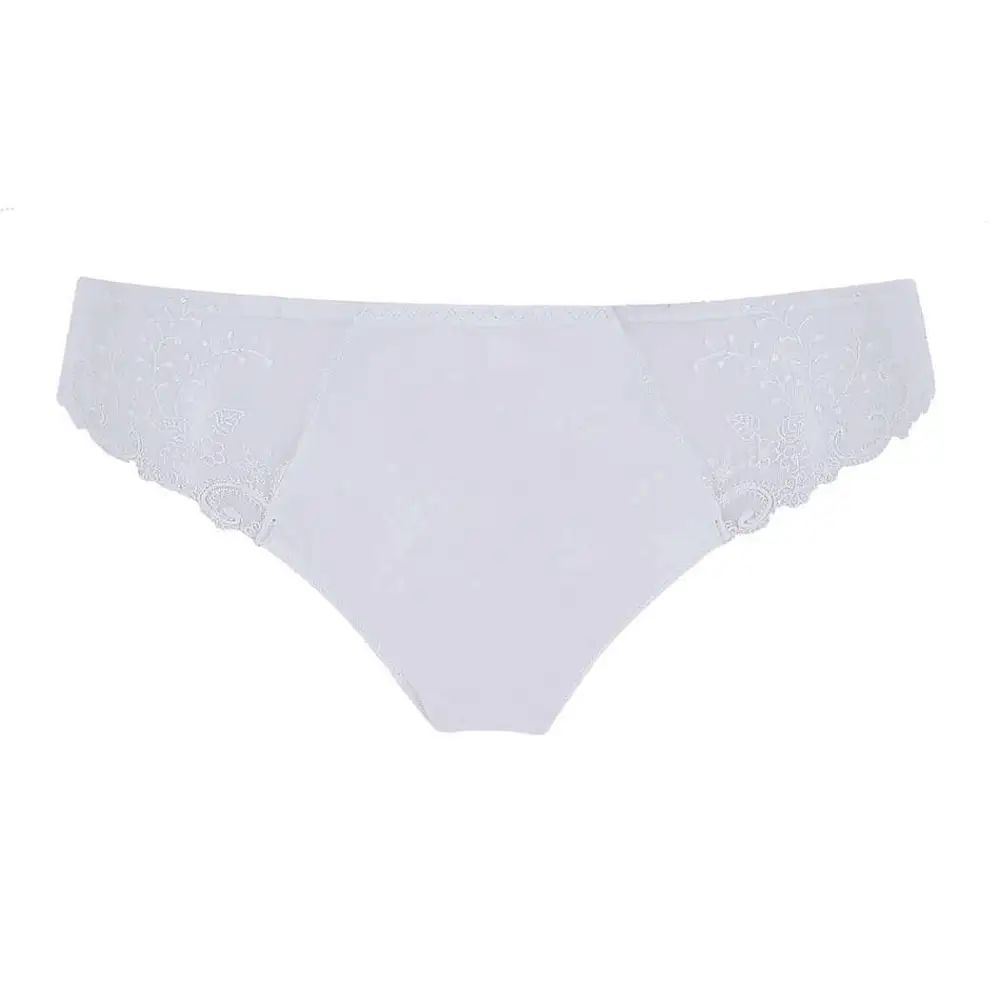 Women's Guipure Lace Mesh Cotton Tanga Panty