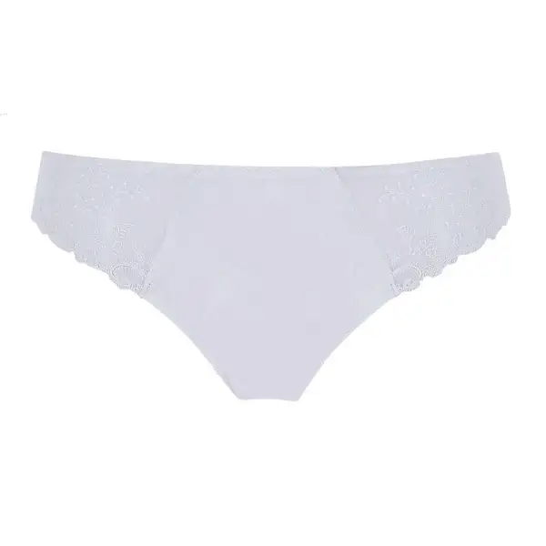 Women's Guipure Lace Mesh Cotton Tanga Panty