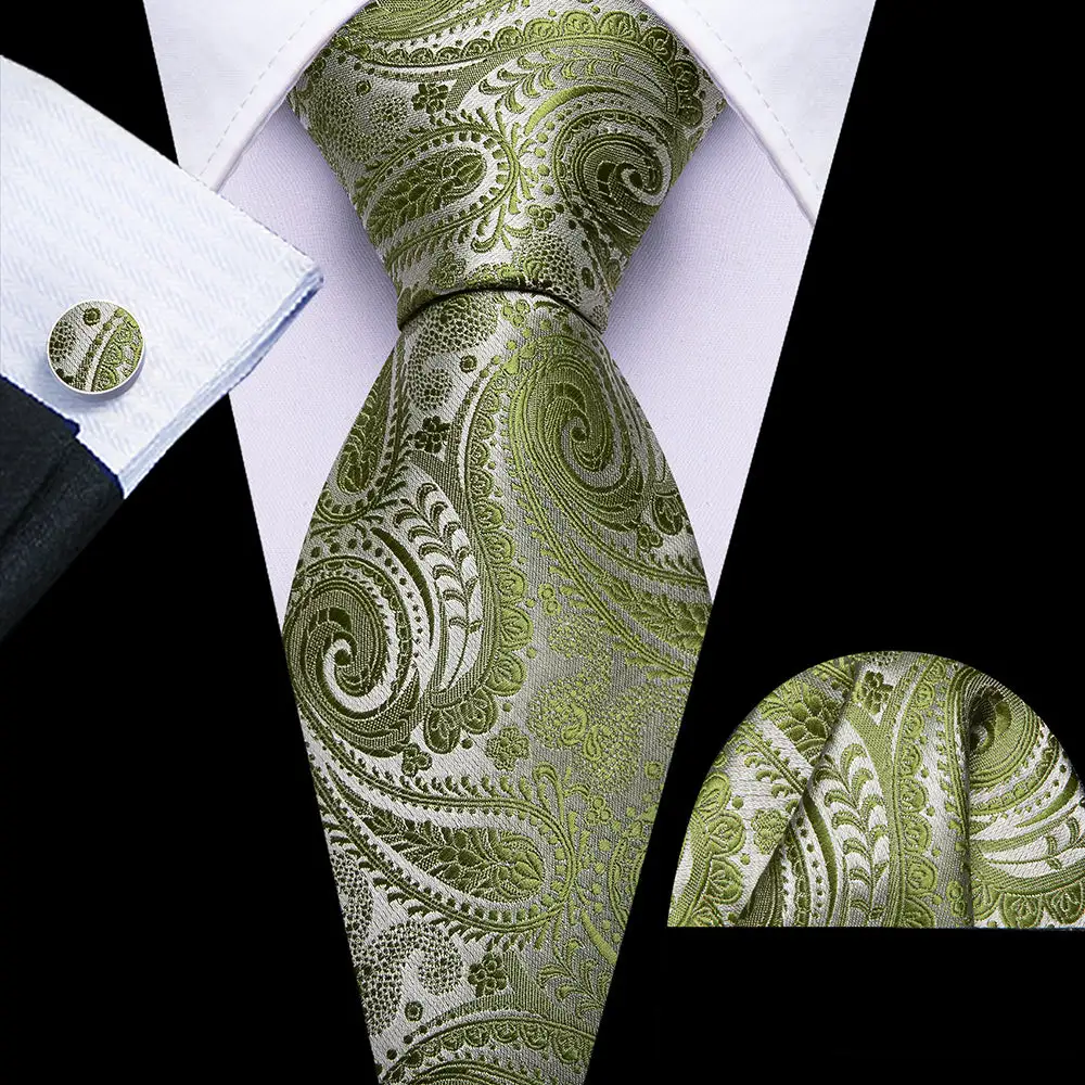 Relaxed Paisley Silk Necktie Set