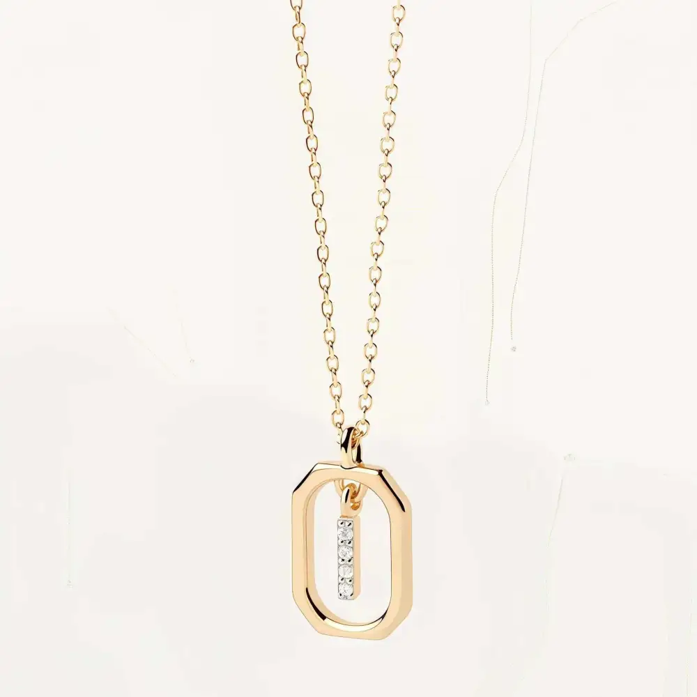 Initial Framed Necklace