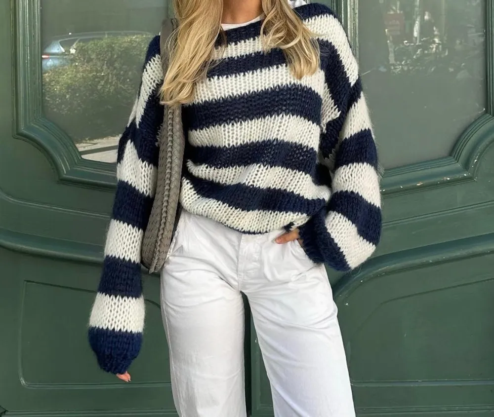Striped Loose Sweater