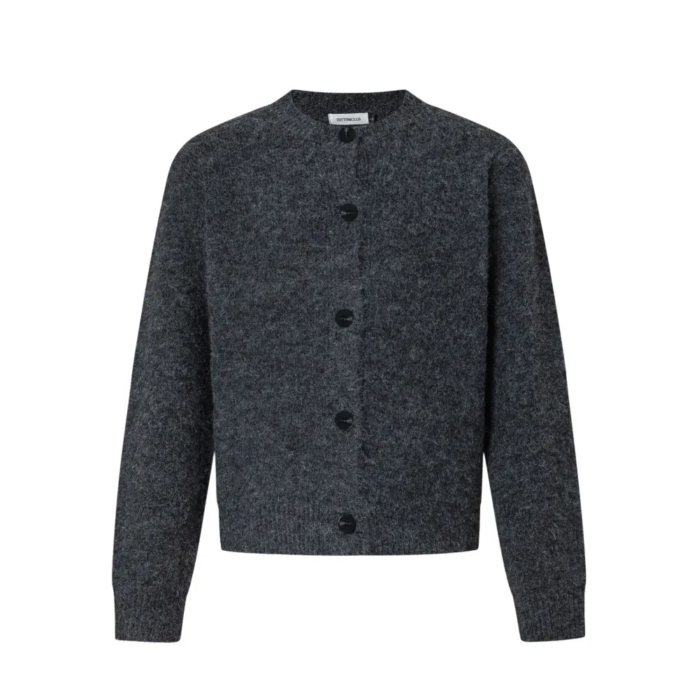 Classic Button-Up Knit Sweater