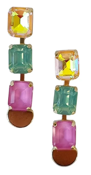 Adina Gem Stud Earrings