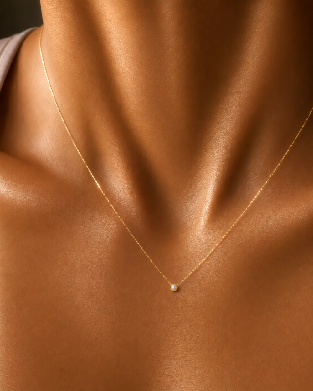Dainty Pearl Necklace