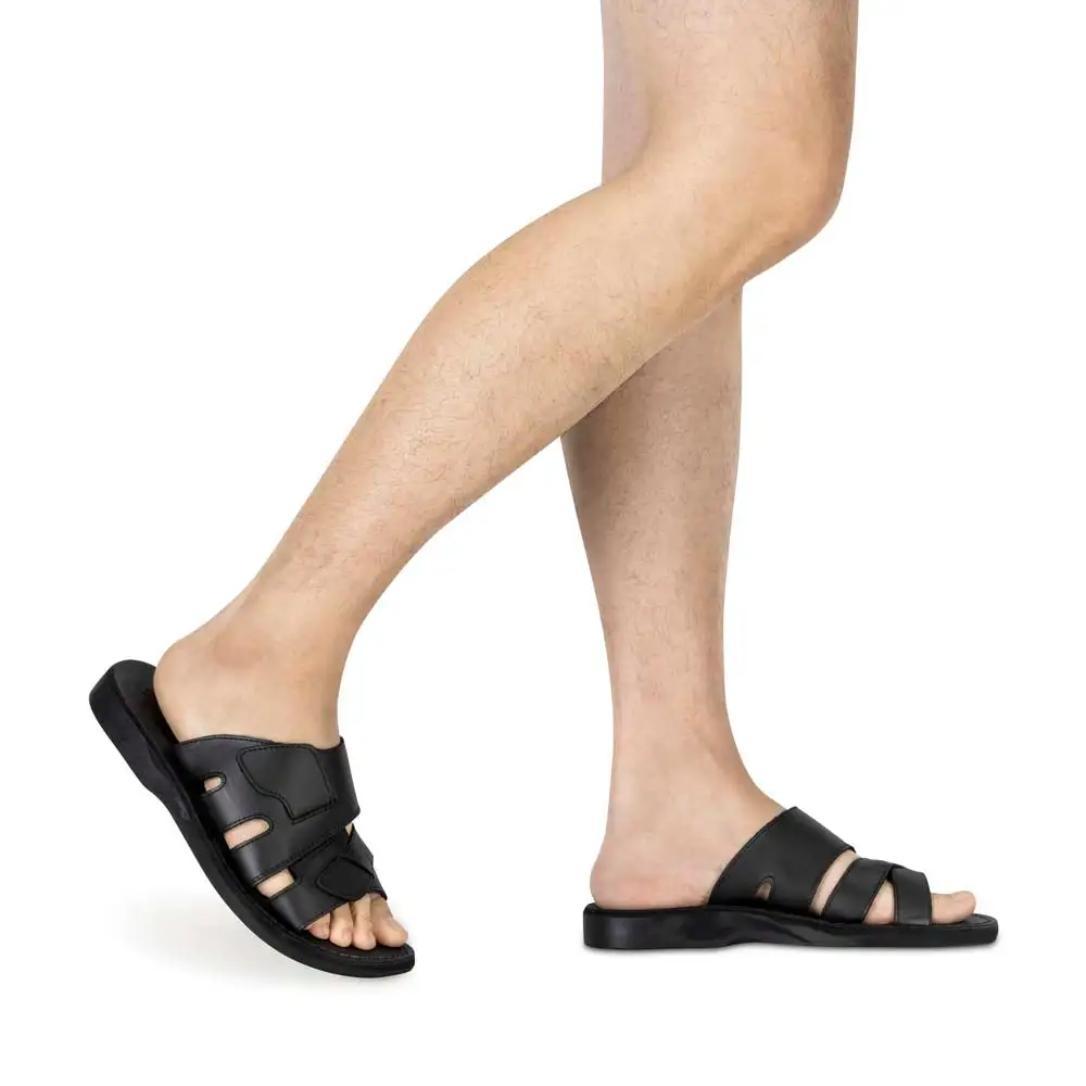 Everyday Leather Open Toe Slide Sandals