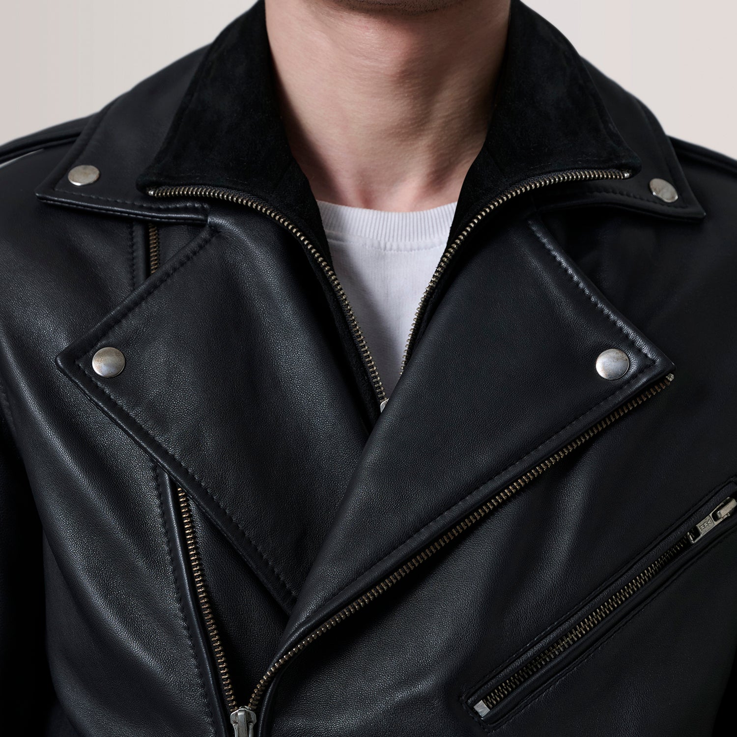 Men's Refined Leather Jacket
