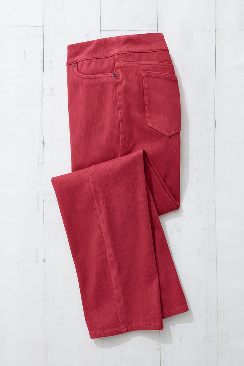 Knit Denim ShapeMe® Slim Leg Jeans