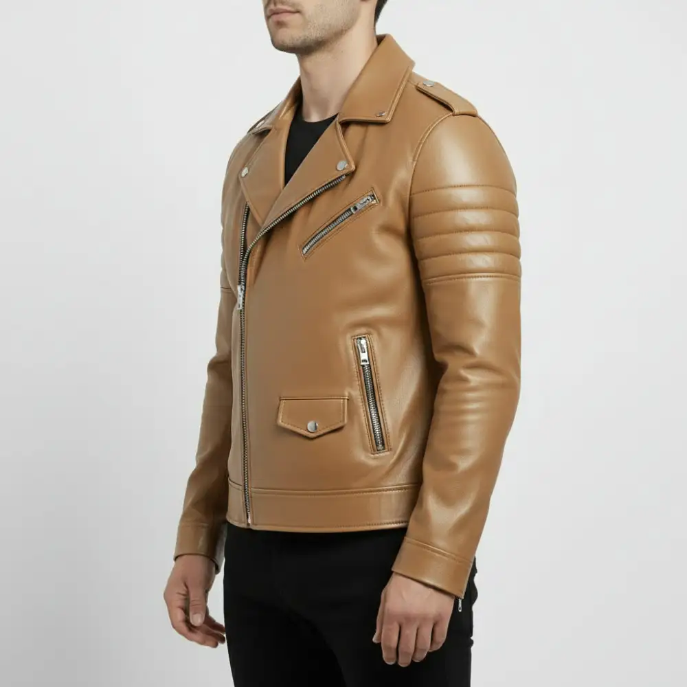 Classic Cowhide Biker Jacket