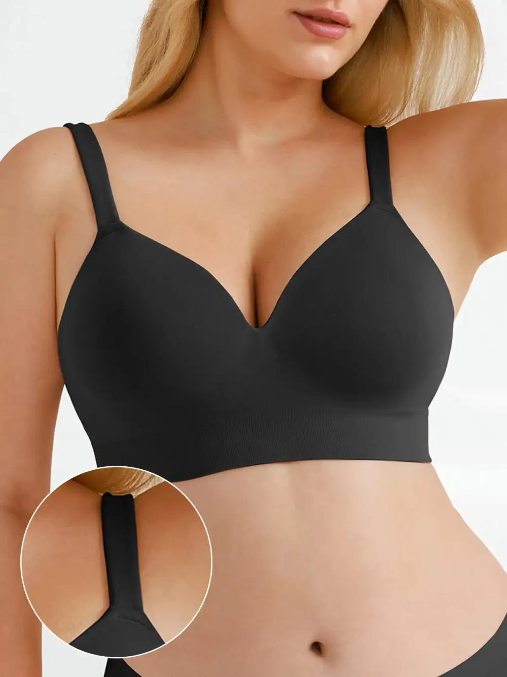 Seamless Wireless Comfort Wide Bra