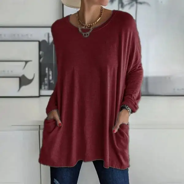  Relaxed Long Sleeve Top