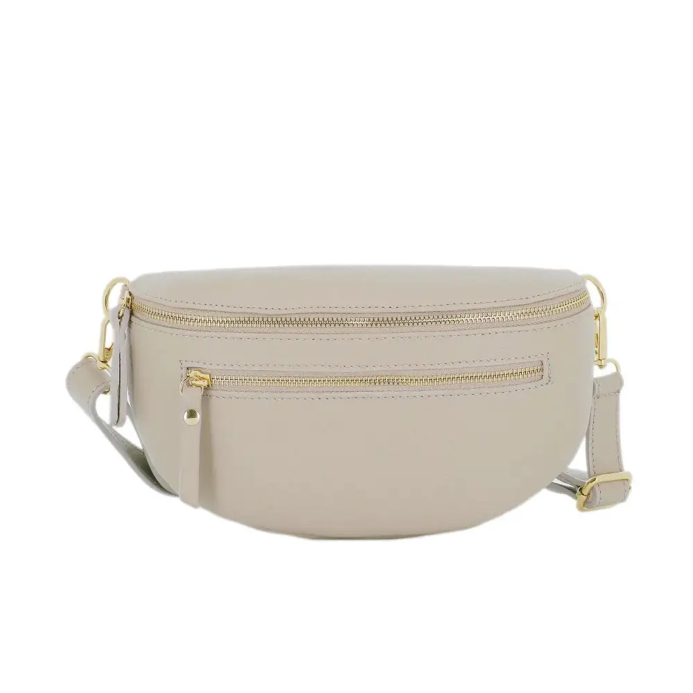 Refined Leather Compact Smartphone Belt Bag