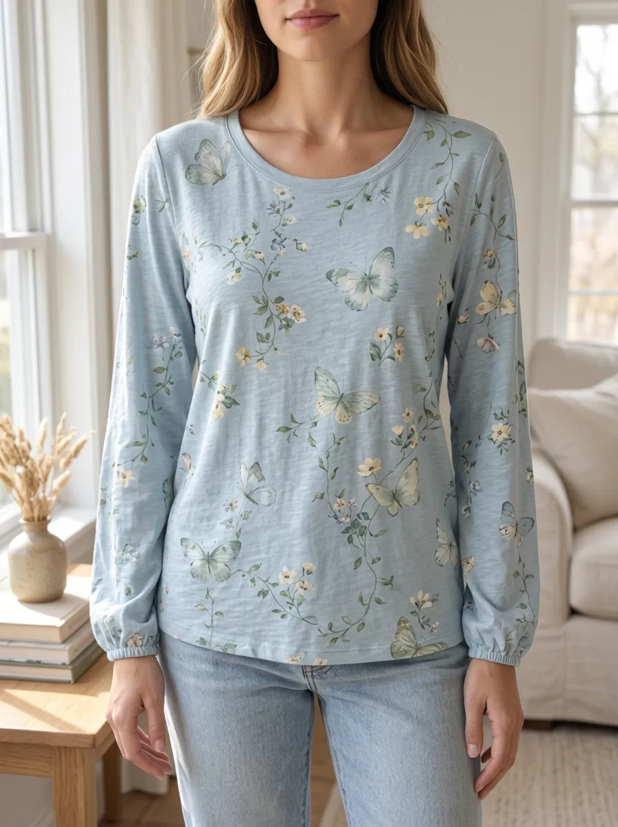 Women's Everyday Essential Long Sleeve T-Shirt