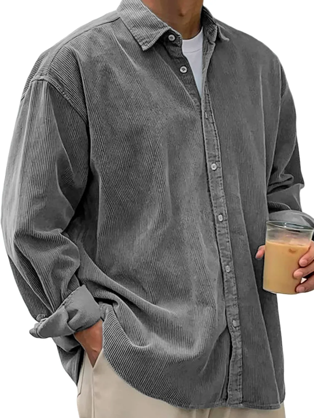 Everyday Corduroy Long Sleeve Shirt