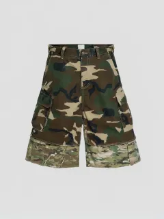 Street-Style Camouflage Shorts