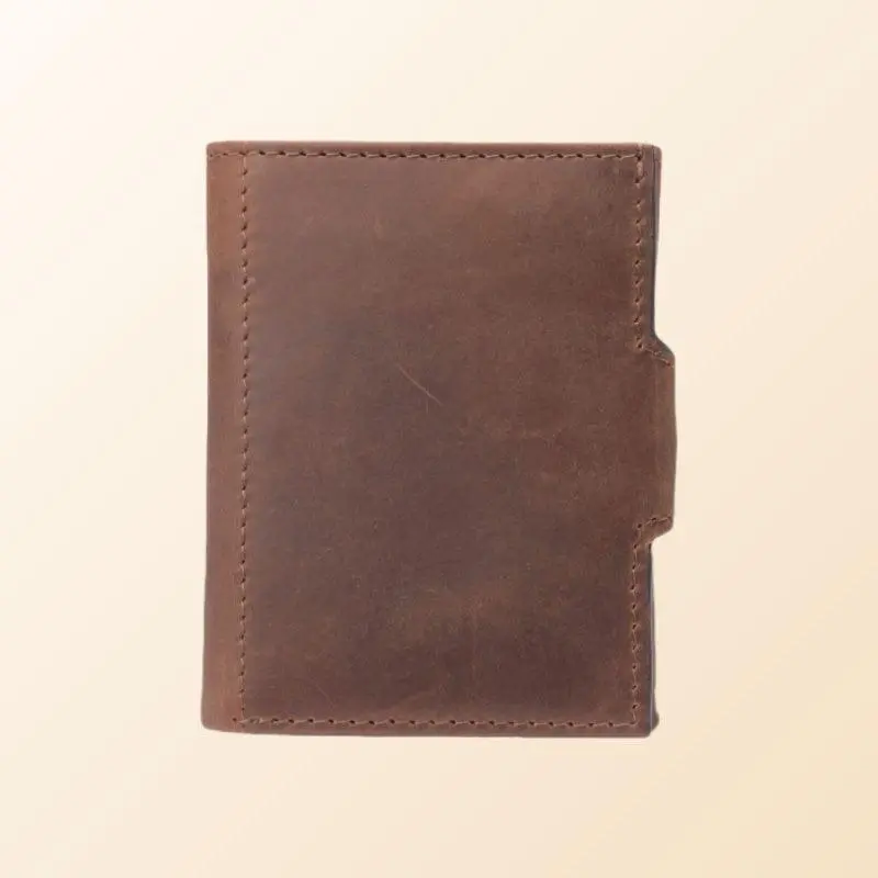 Men's Organized Leather Trifold Wallet
