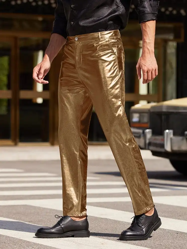 Metallic Shiny Party Pants