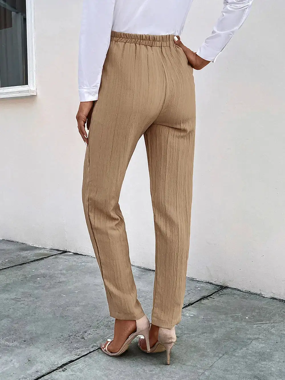 Drawstring Pocketed Pants