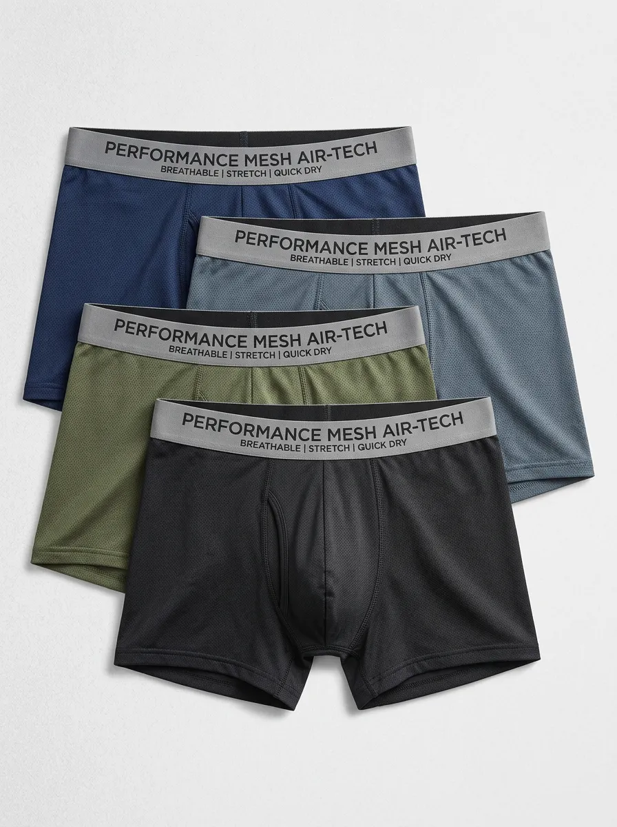 Casual Daily Comfort Four Pack Briefs