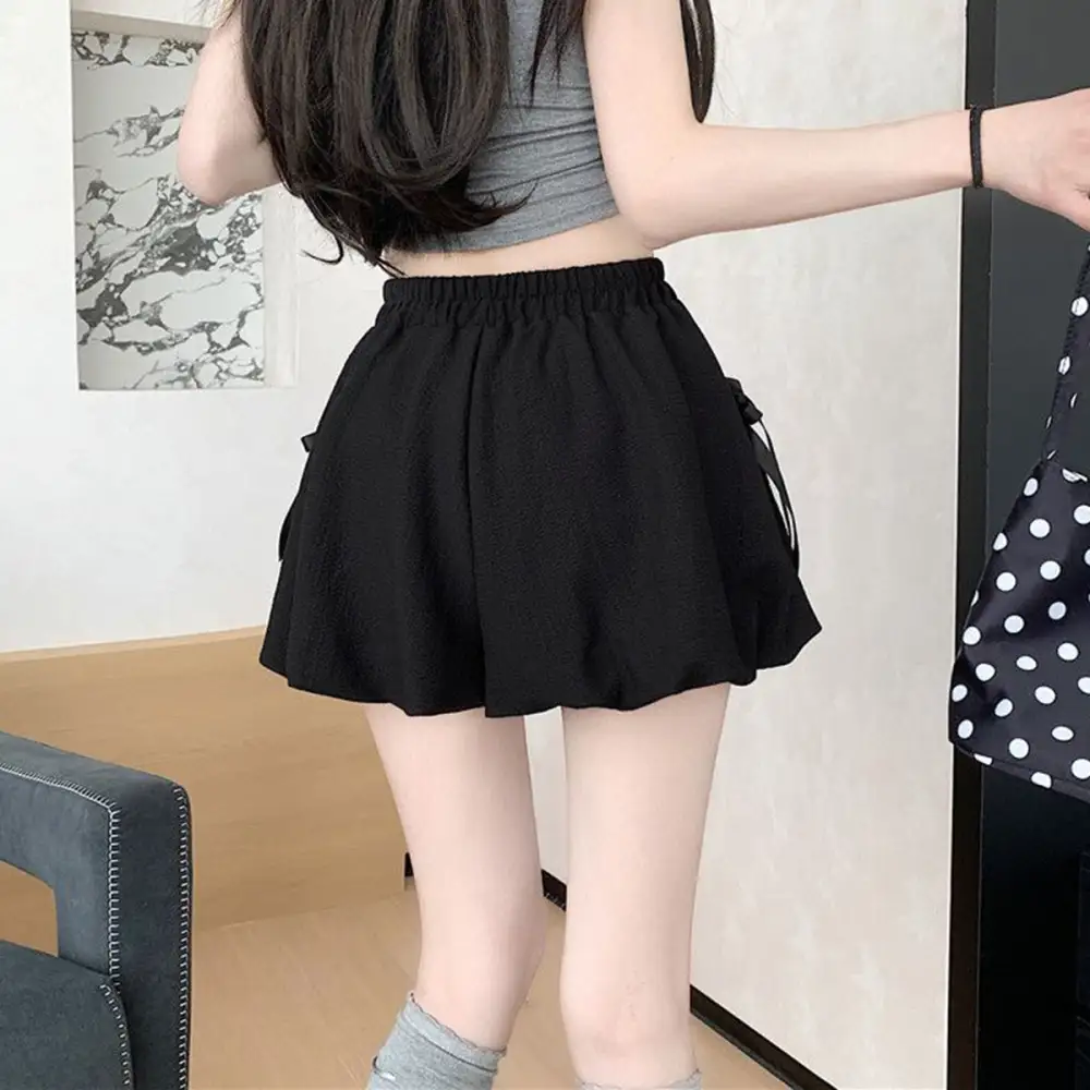 Airy Simple Bowknot Skirt