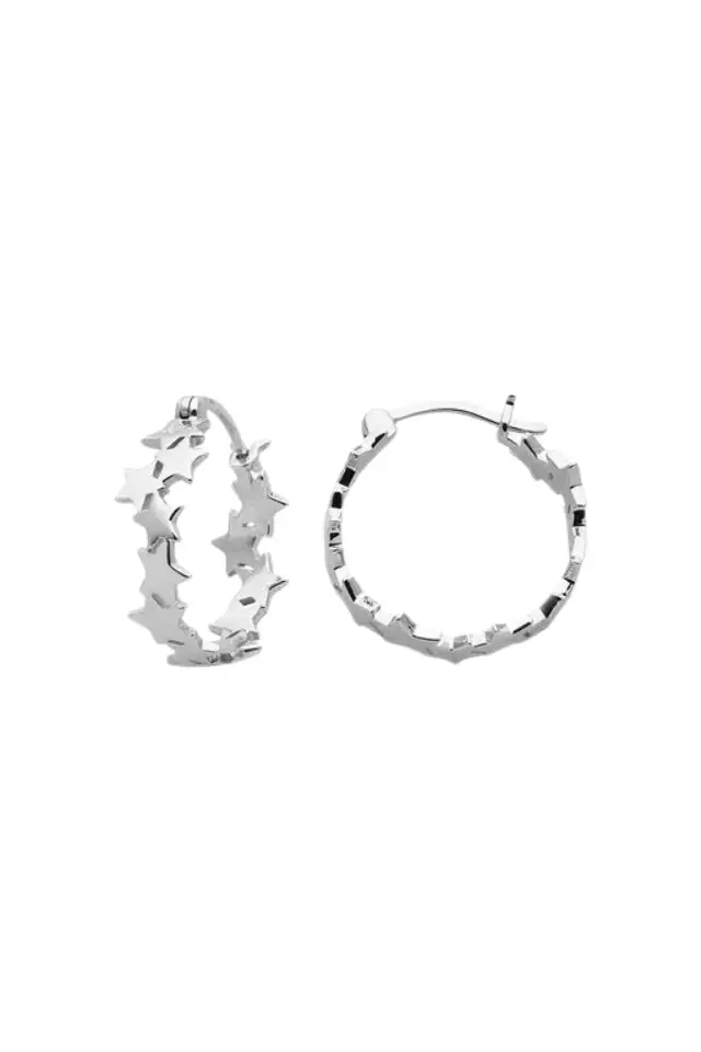Drop Hoop Earrings