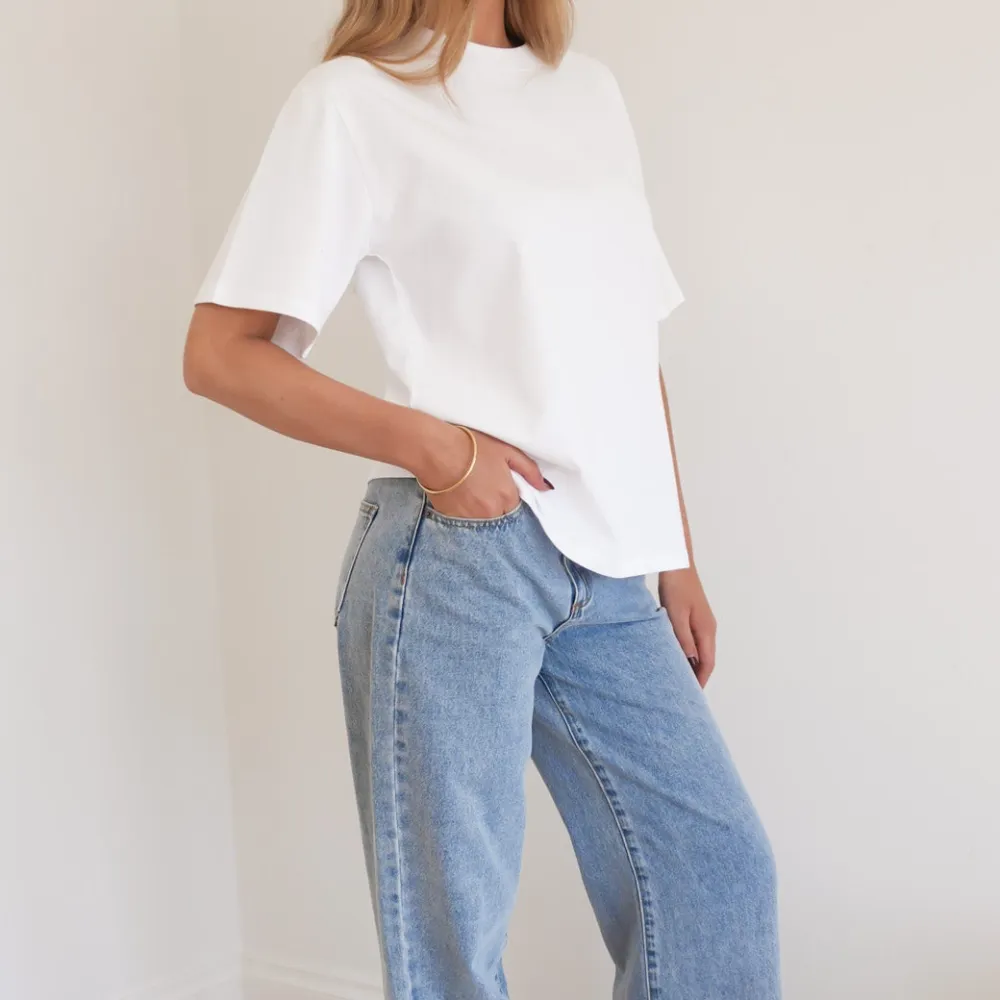 Oversized Ribbed Modern Casual Tee