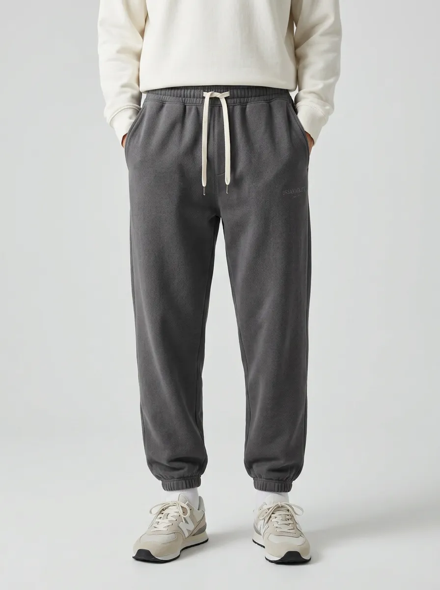 Men's Urban Embroidered Graphic Sweatpants
