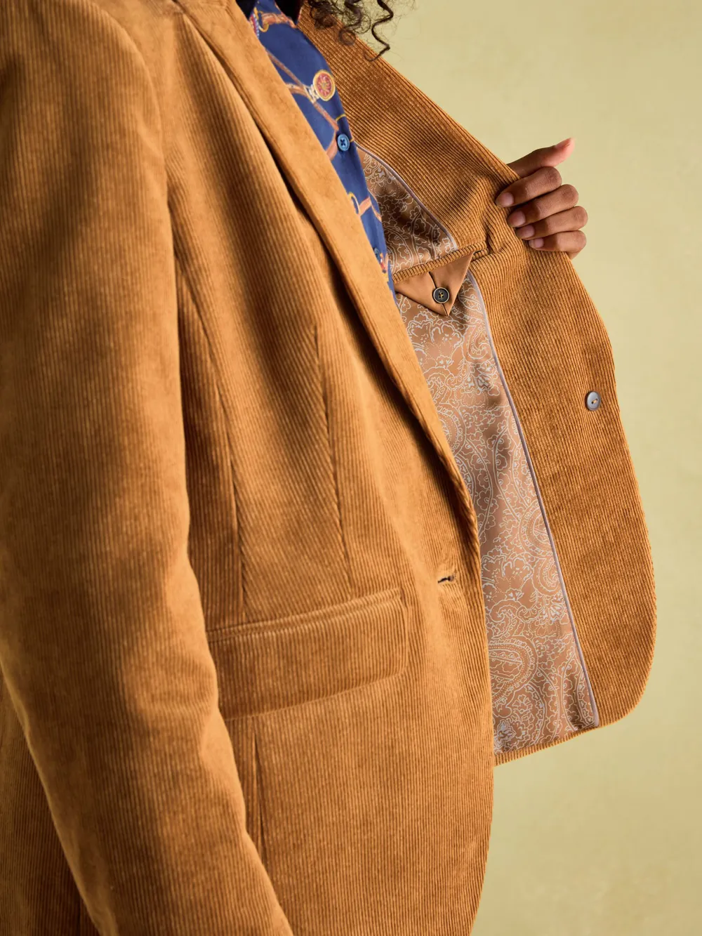 Tan Brown Corduroy Blazer