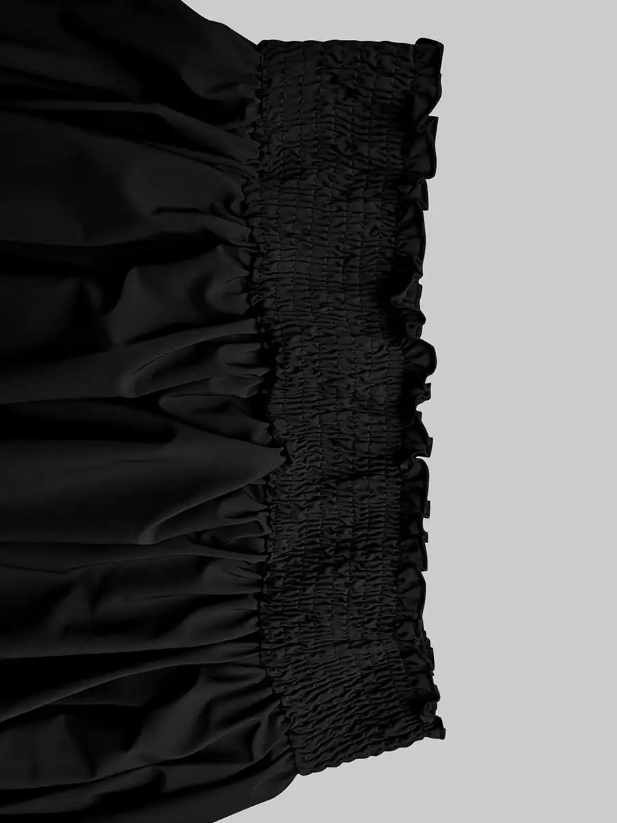 Loose Pleated Maxi Dress