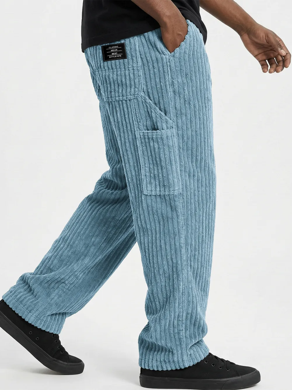Comfort Fit Corduroy Pocket Pants