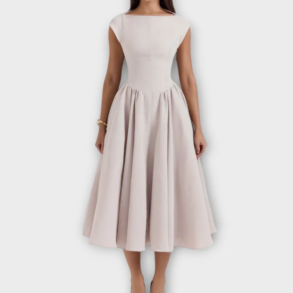Relaxed Flowing Everyday Midi Dress