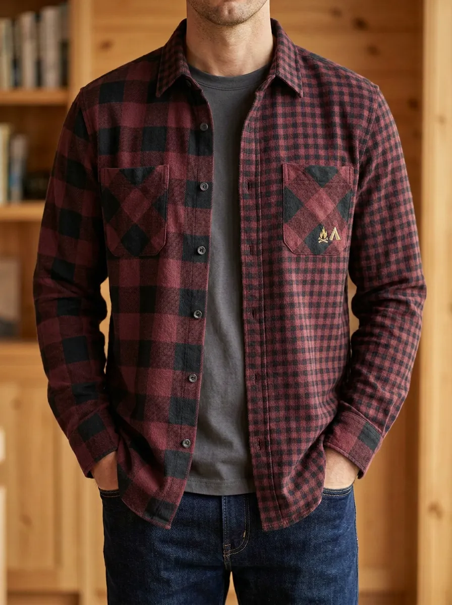 Heritage Buffalo Check Button Front Shirt